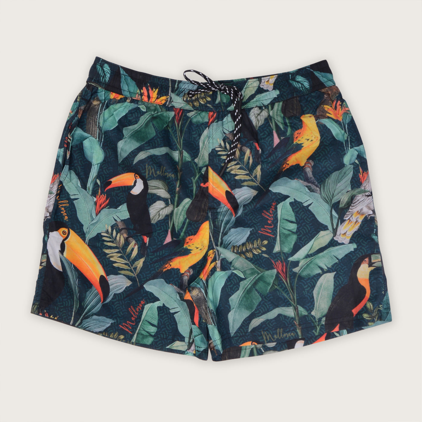 Buy now take me to macaw swim shorts