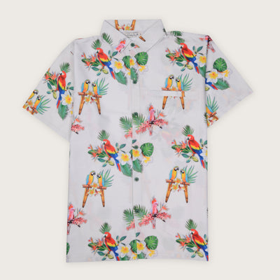 Buy now parrots in a line hawaiian shirt