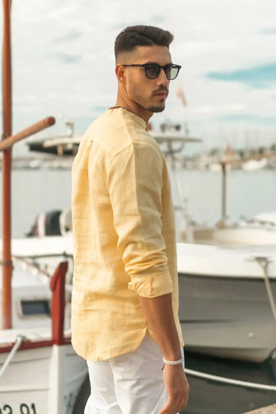 Pure Linen Mellow yellow Shirt