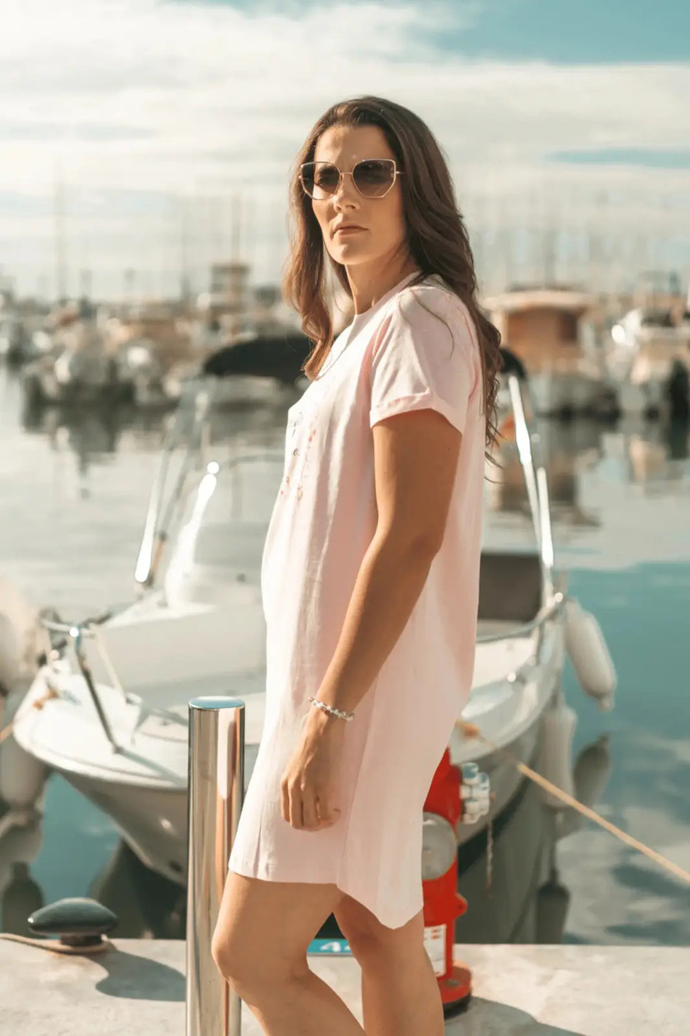 crochet dress fringe Bustier Dress with Crochet Fringe in Ecru