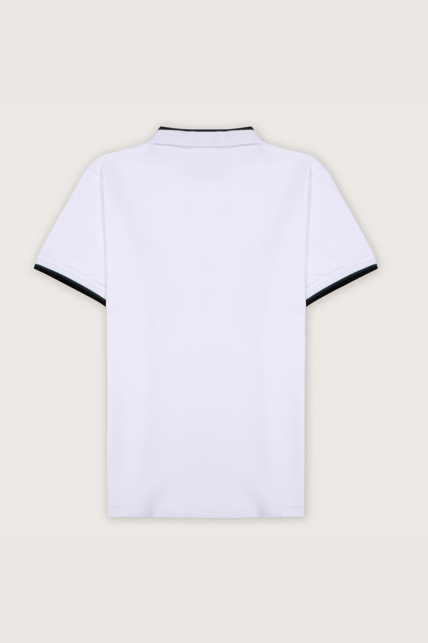 Horizon Hues | Calm as the Sea White Polo T-shirt