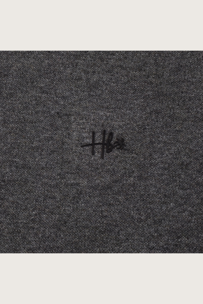 Horizon Hues | Calm as the Sea Grey Polo T-shirt
