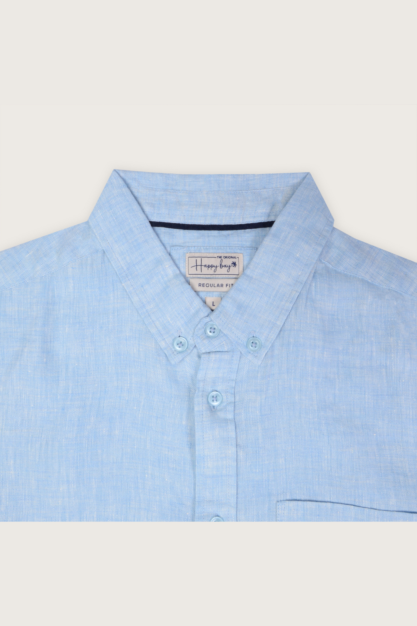 Spring Fling Shirt Sky Blue Linen Shirt