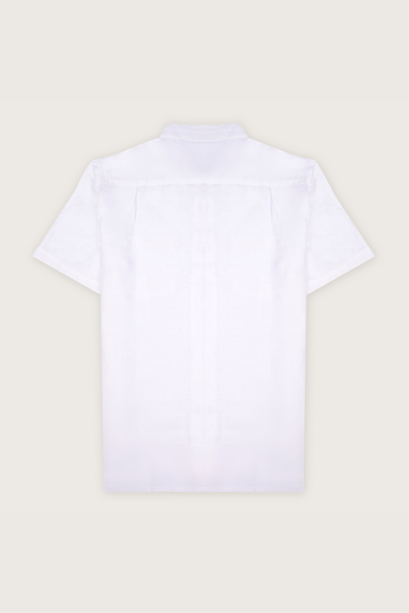 Blanket of Snow White Linen Shirt