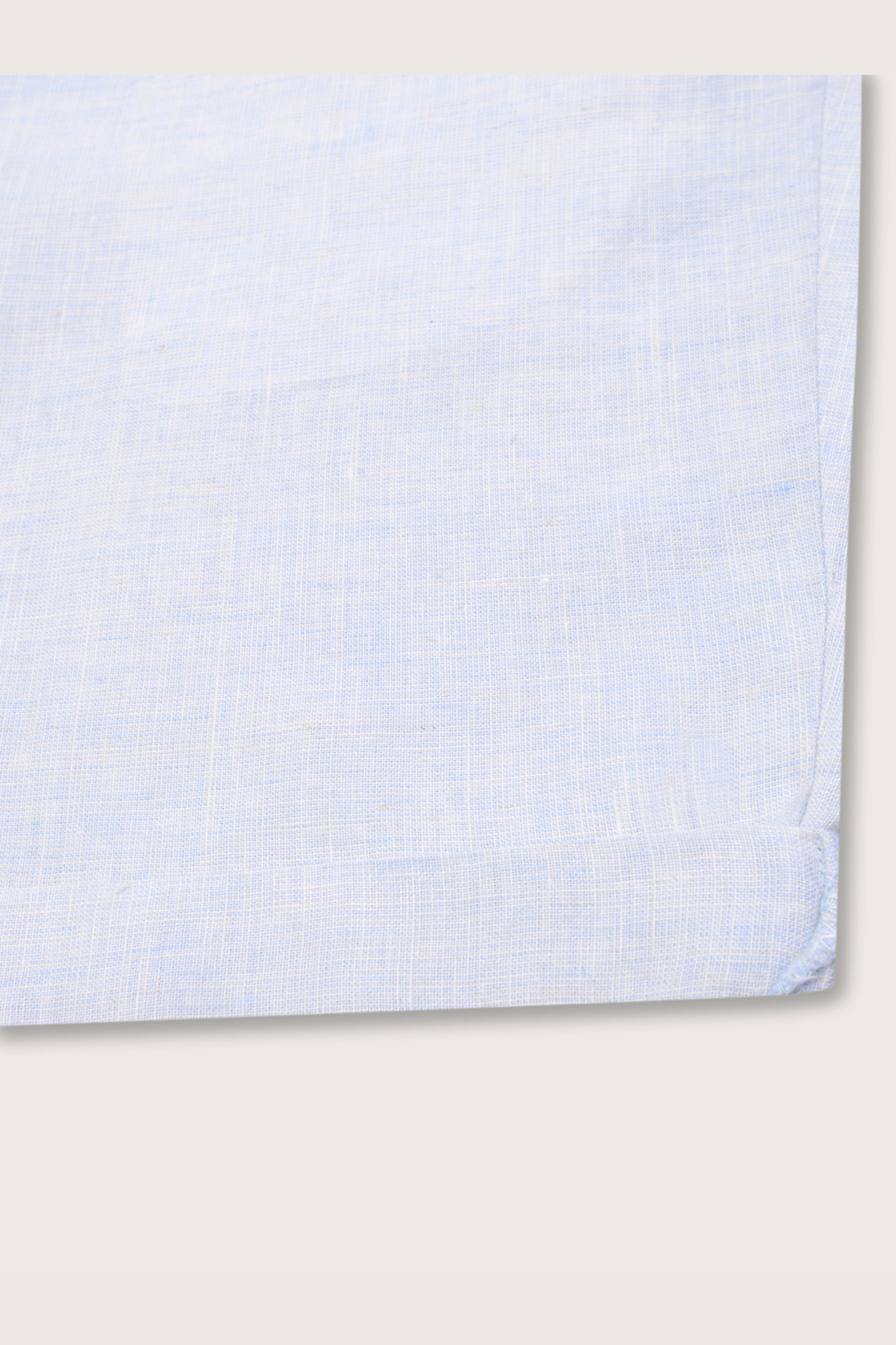 Minimalist Magic Sky Blue Pure Linen Short