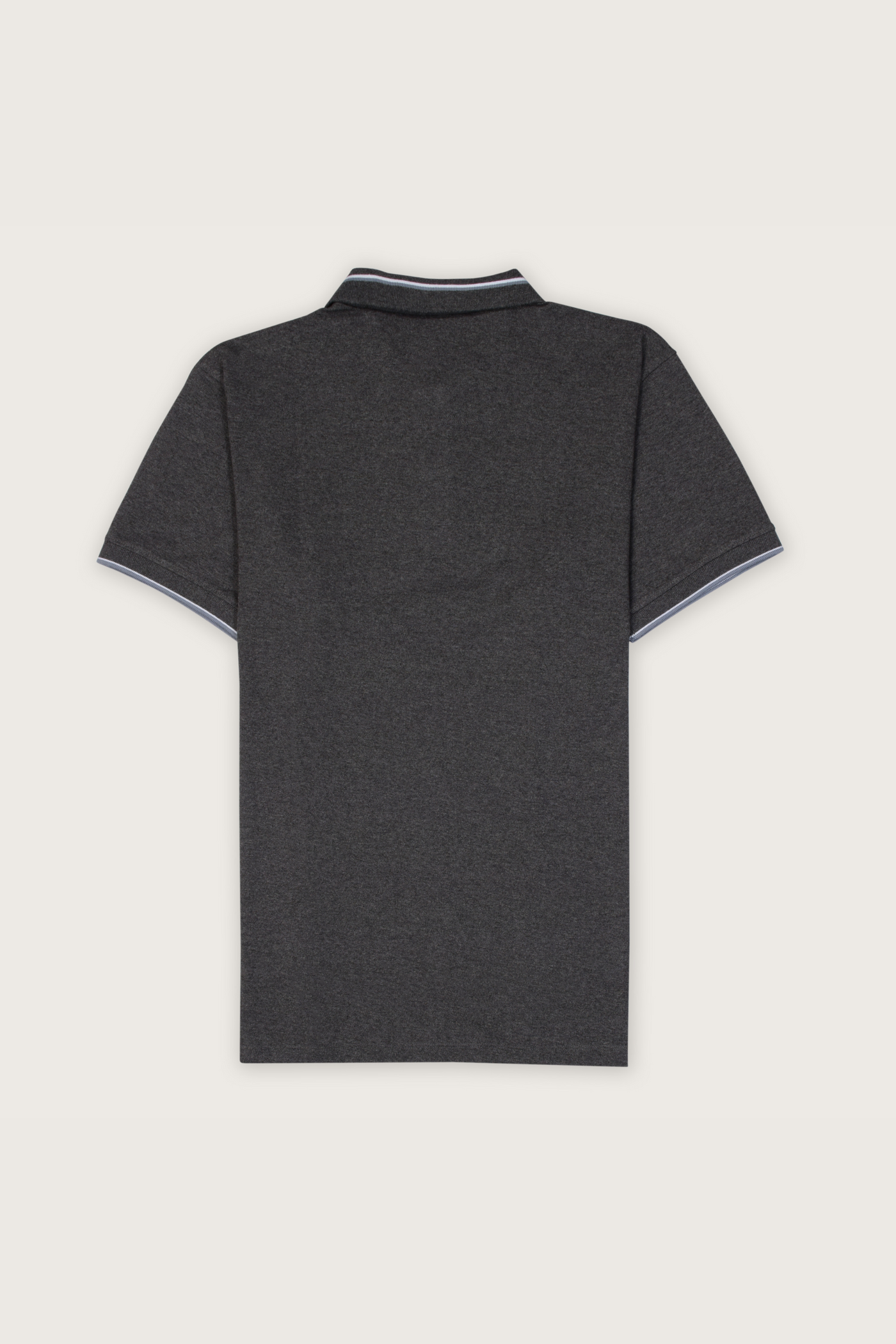Horizon Hues | Calm as the Sea Grey Polo T-shirt