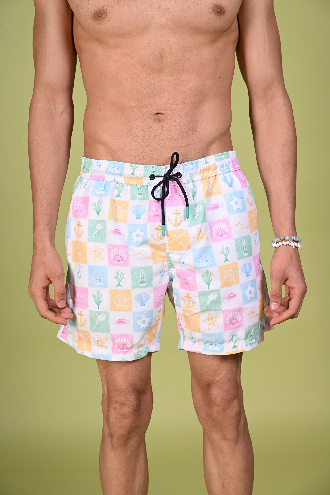 Coral Dreams Multicolour Swim Shorts