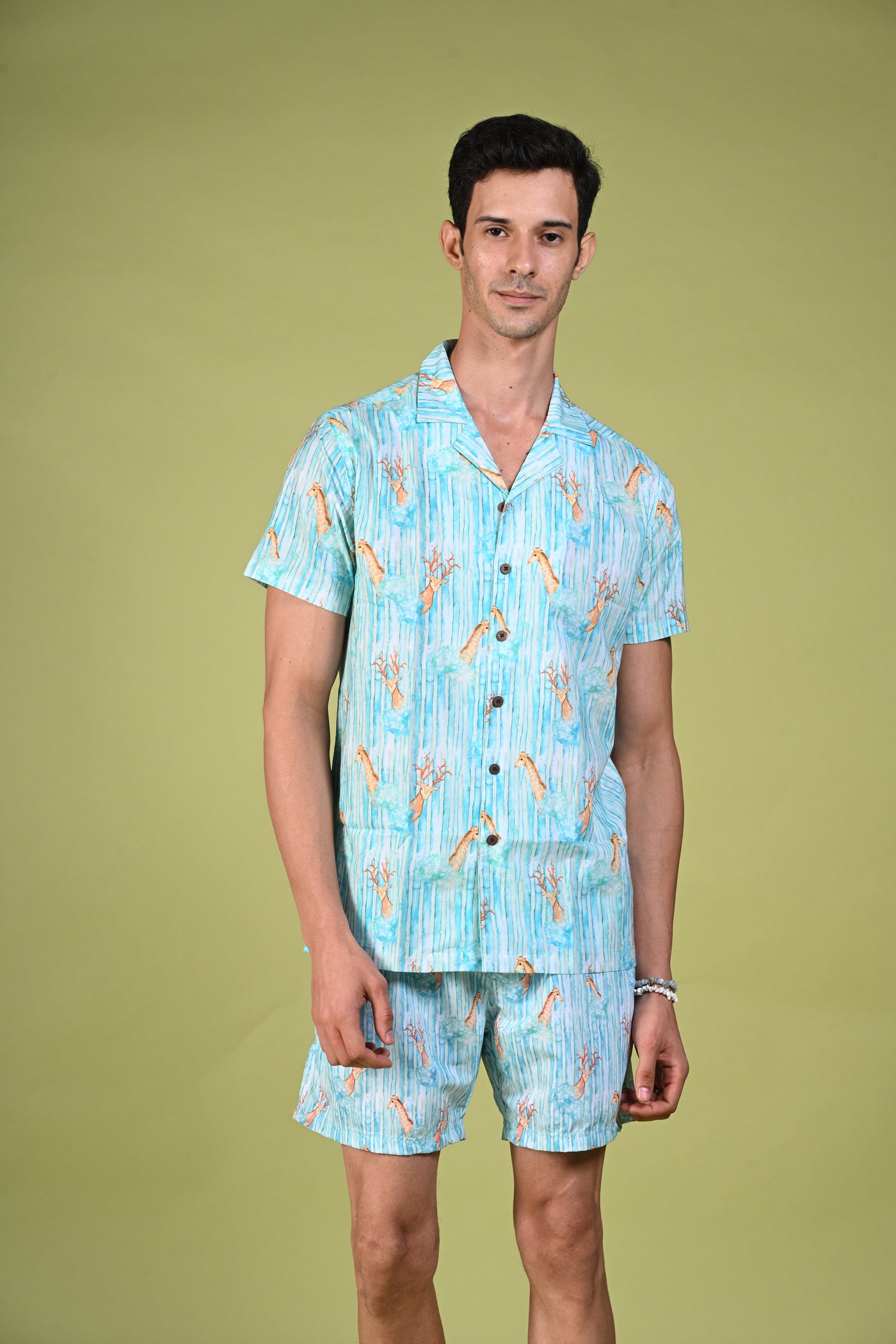 Into the Wild Multicolour Resort Collar Shirts