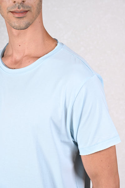 Dessert Mirage | Sand Dune Dream Sky Blue Ripped Tee