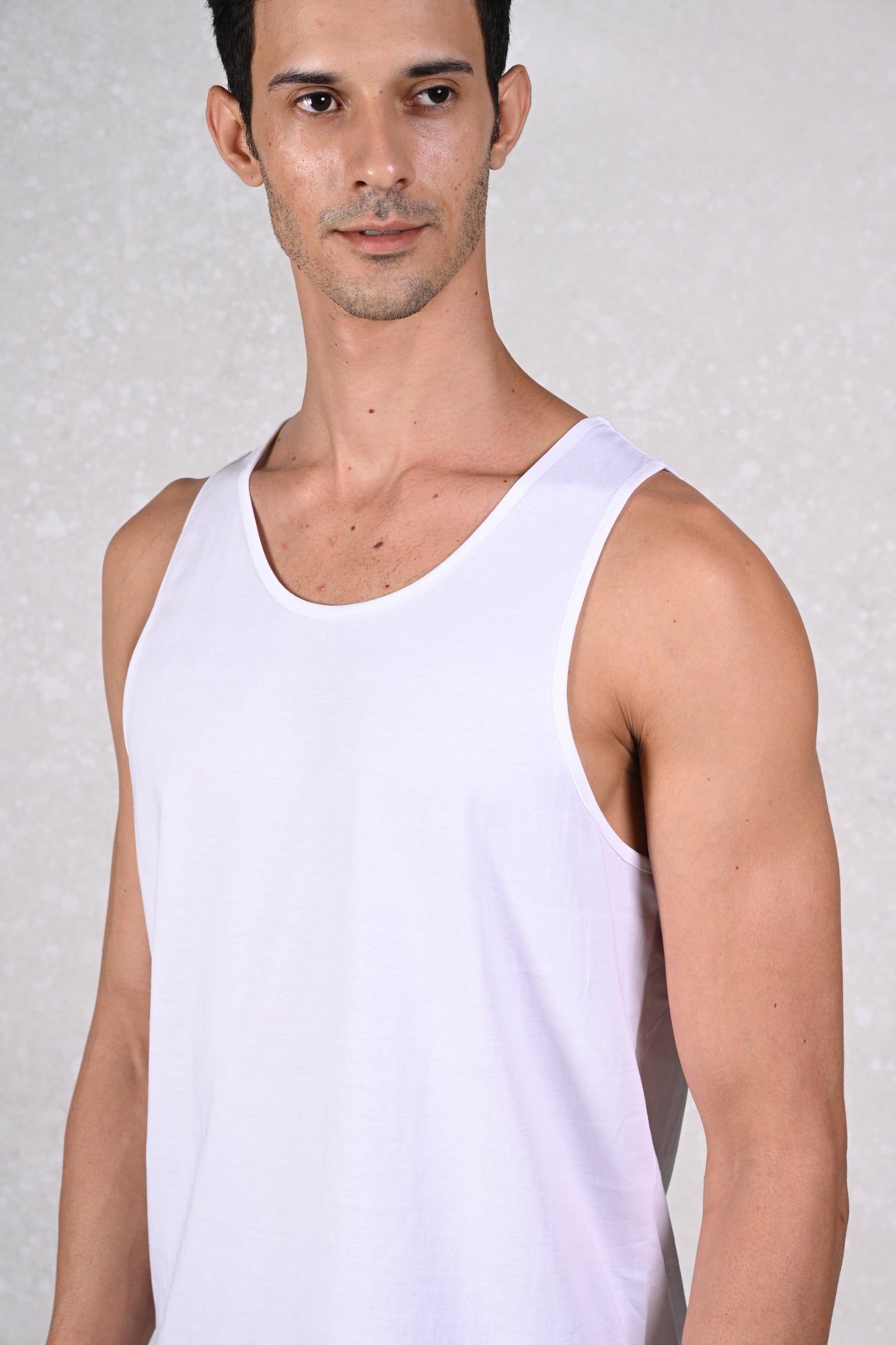 Effortless Cool White Tank Tee