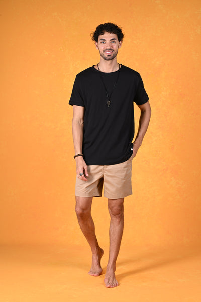 Dessert Mirage | Sand Dune Dream Black Ripped Tee