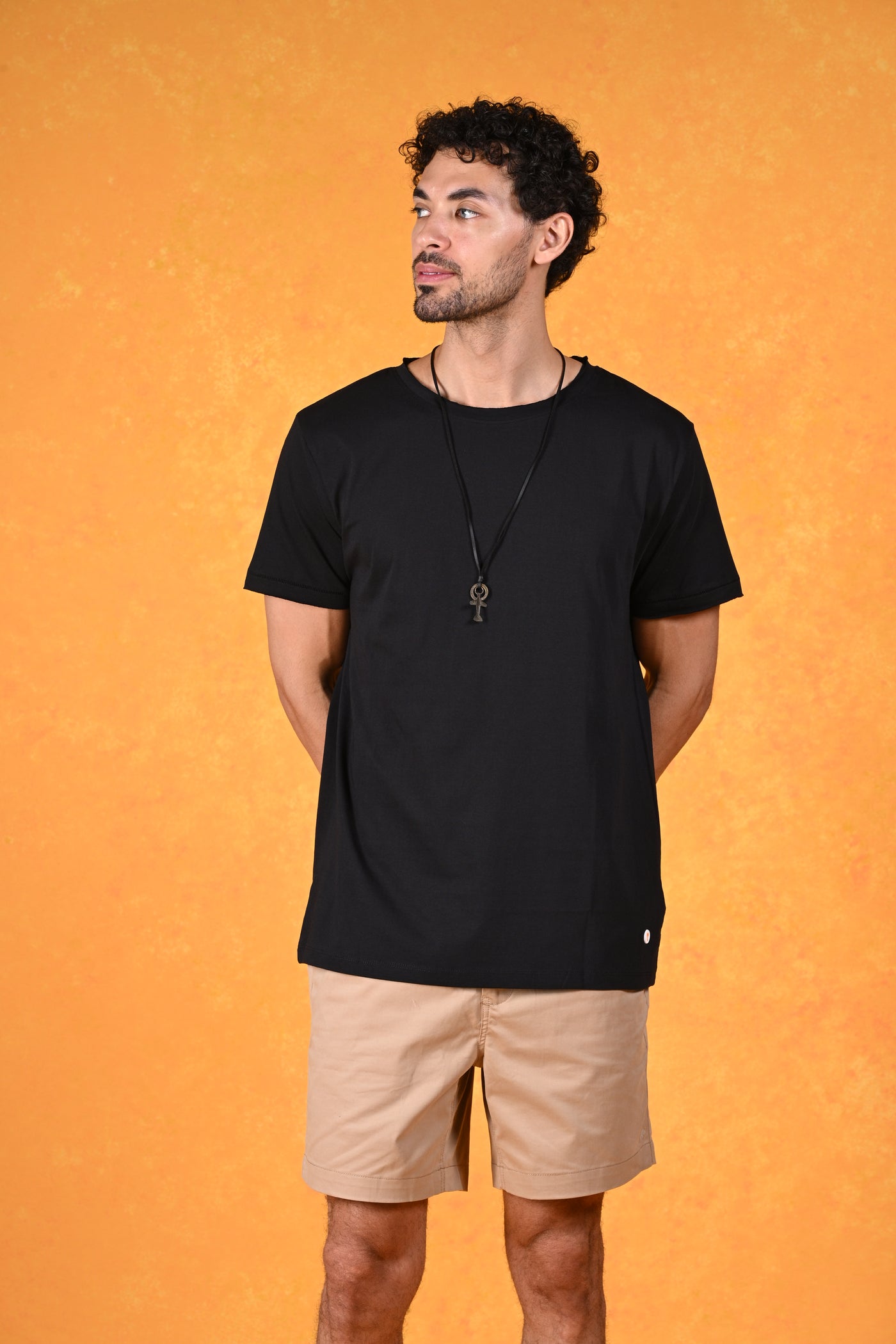 Dessert Mirage | Sand Dune Dream Black Ripped Tee