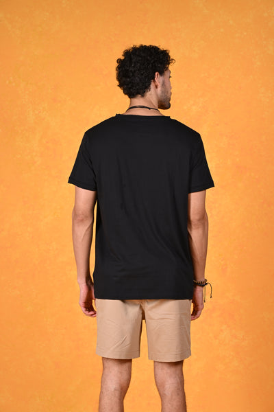 Dessert Mirage | Sand Dune Dream Black Ripped Tee