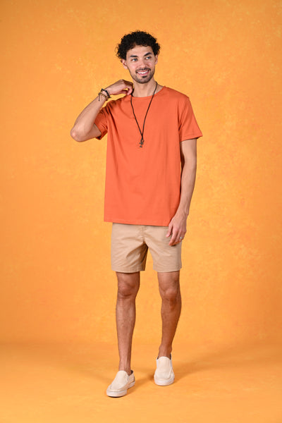 Dessert Mirage | Sand Dune Dream Orange Ripped Tee