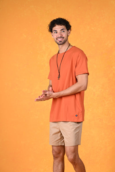 Dessert Mirage | Sand Dune Dream Orange Ripped Tee