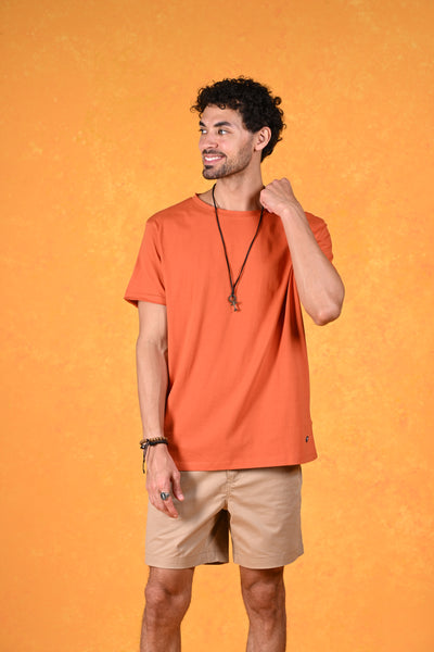 Dessert Mirage | Sand Dune Dream Orange Ripped Tee