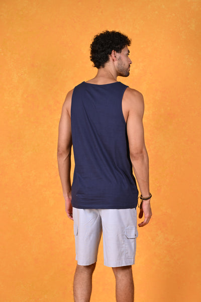Effortless Cool Blue Tank Tee