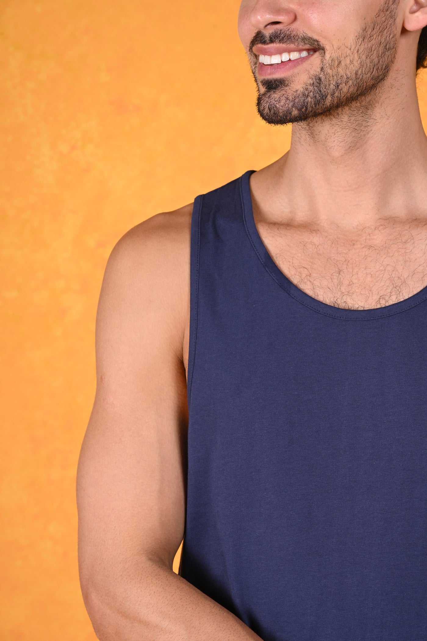 Effortless Cool Blue Tank Tee