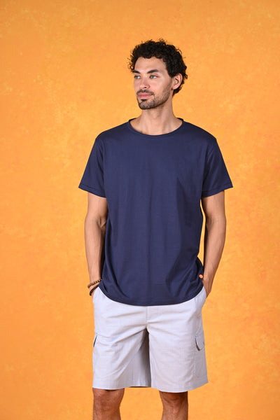 Dessert Mirage | Sand Dune Dream Blue Ripped Tee