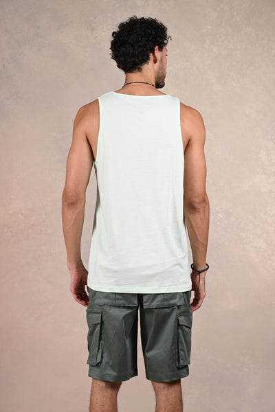 Effortless Cool Green Tank Tee