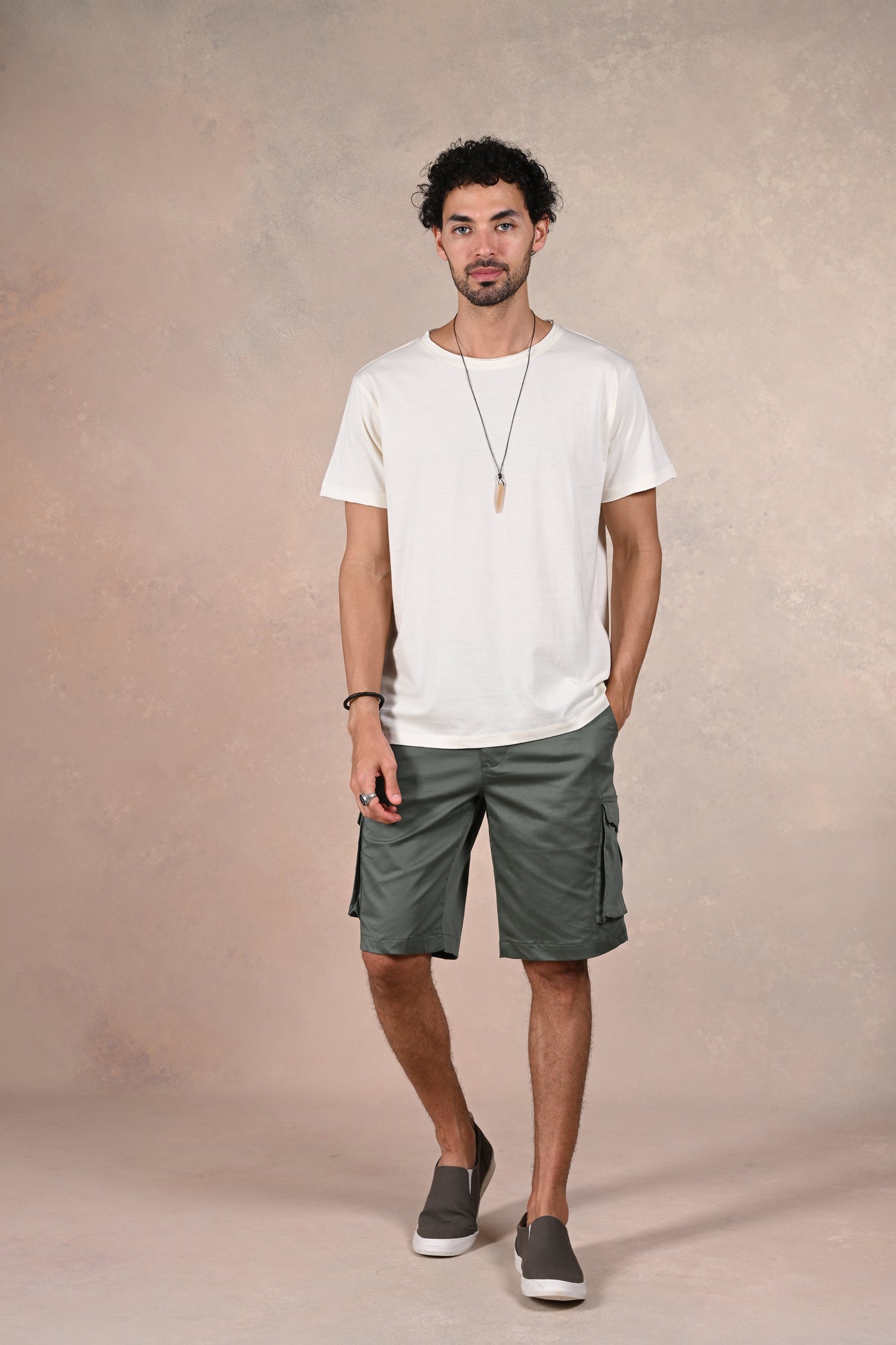 Dessert Mirage | Sand Dune Dream Green Ripped Tee
