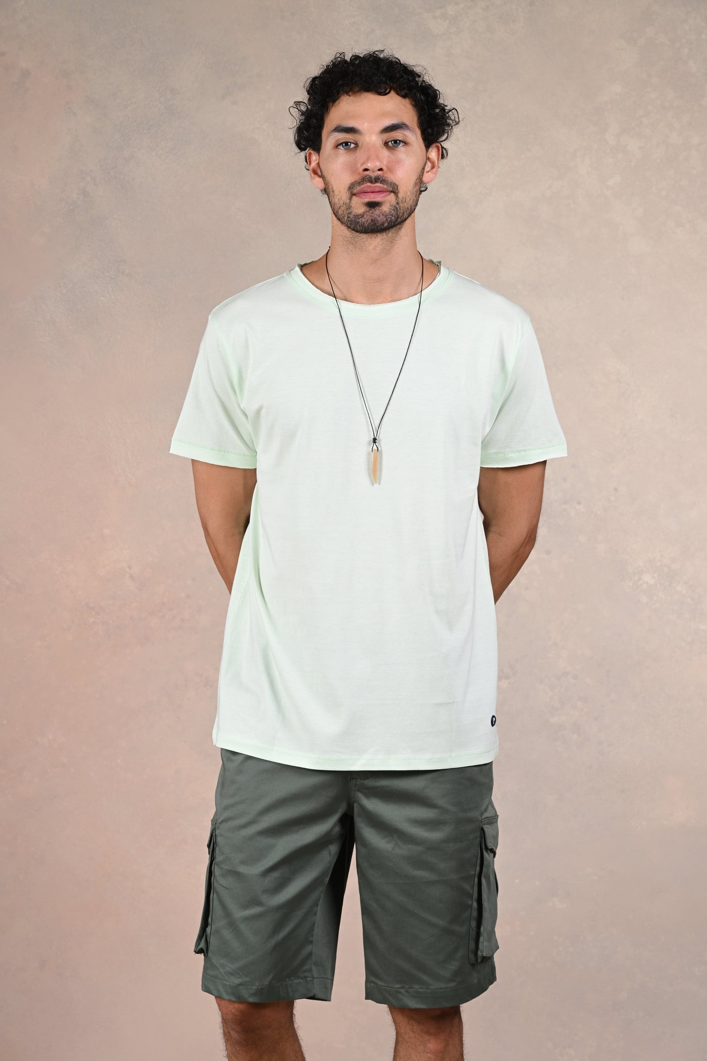 Dessert Mirage | Sand Dune Dream Green Ripped Tee