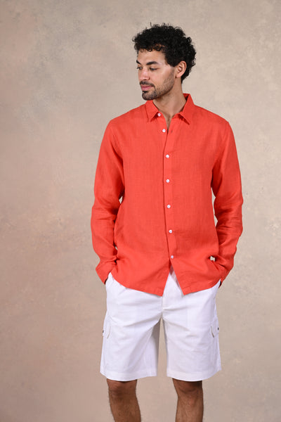 Chic N' Sleek Pure Red Shirt