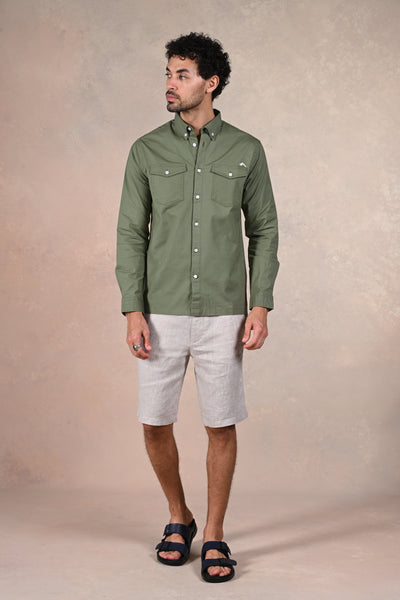 Earthy Elegance Classic Shirt Green Classic Shirt