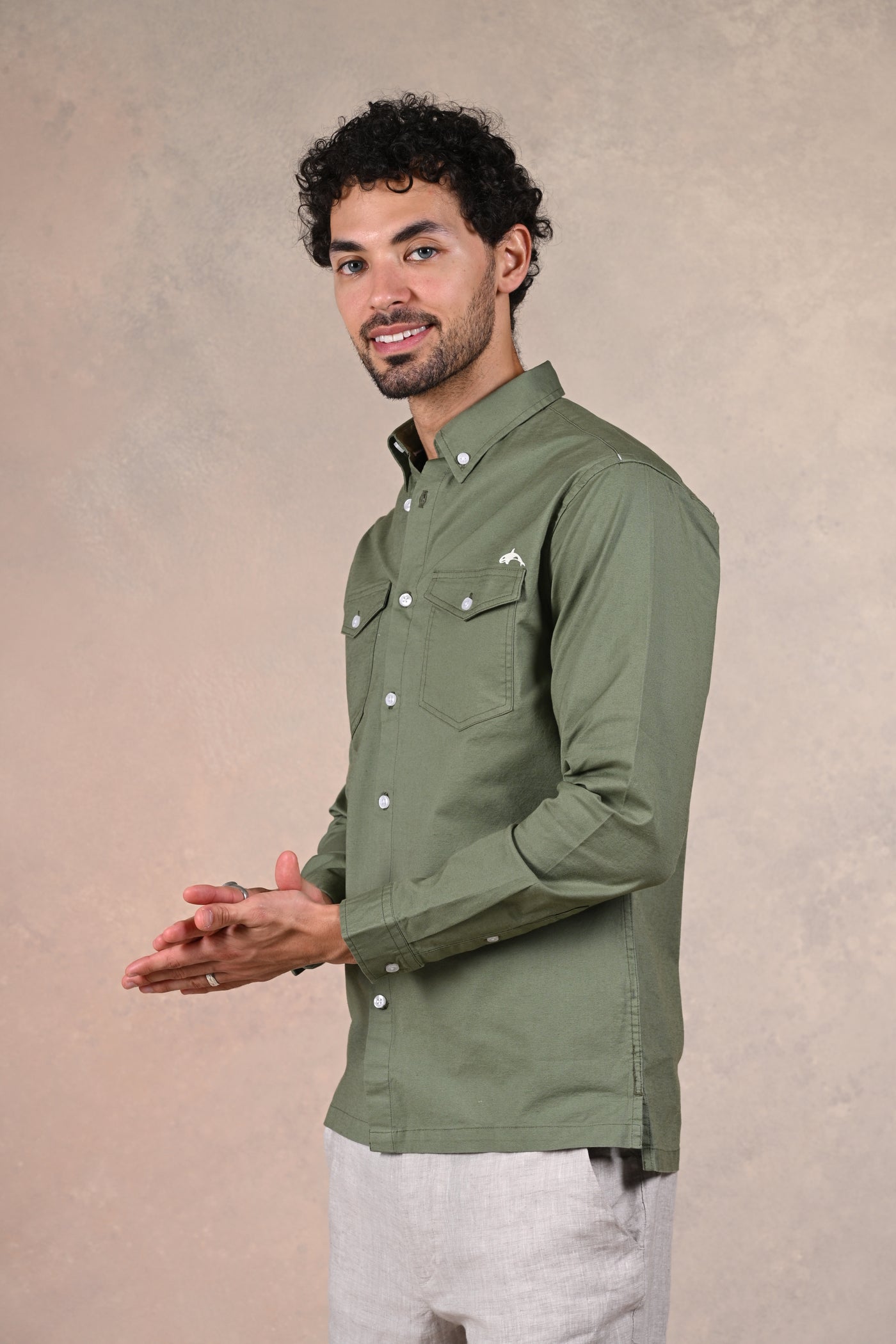 Earthy Elegance Classic Shirt Green Classic Shirt