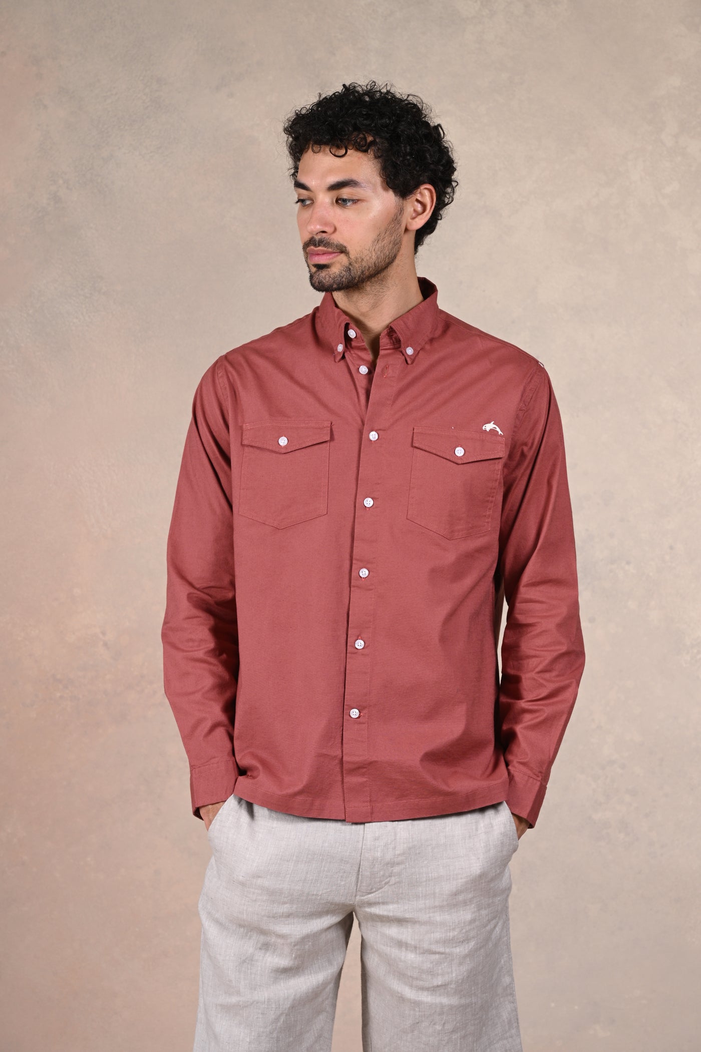 Earthy Elegance Classic Shirt Red Classic Shirt