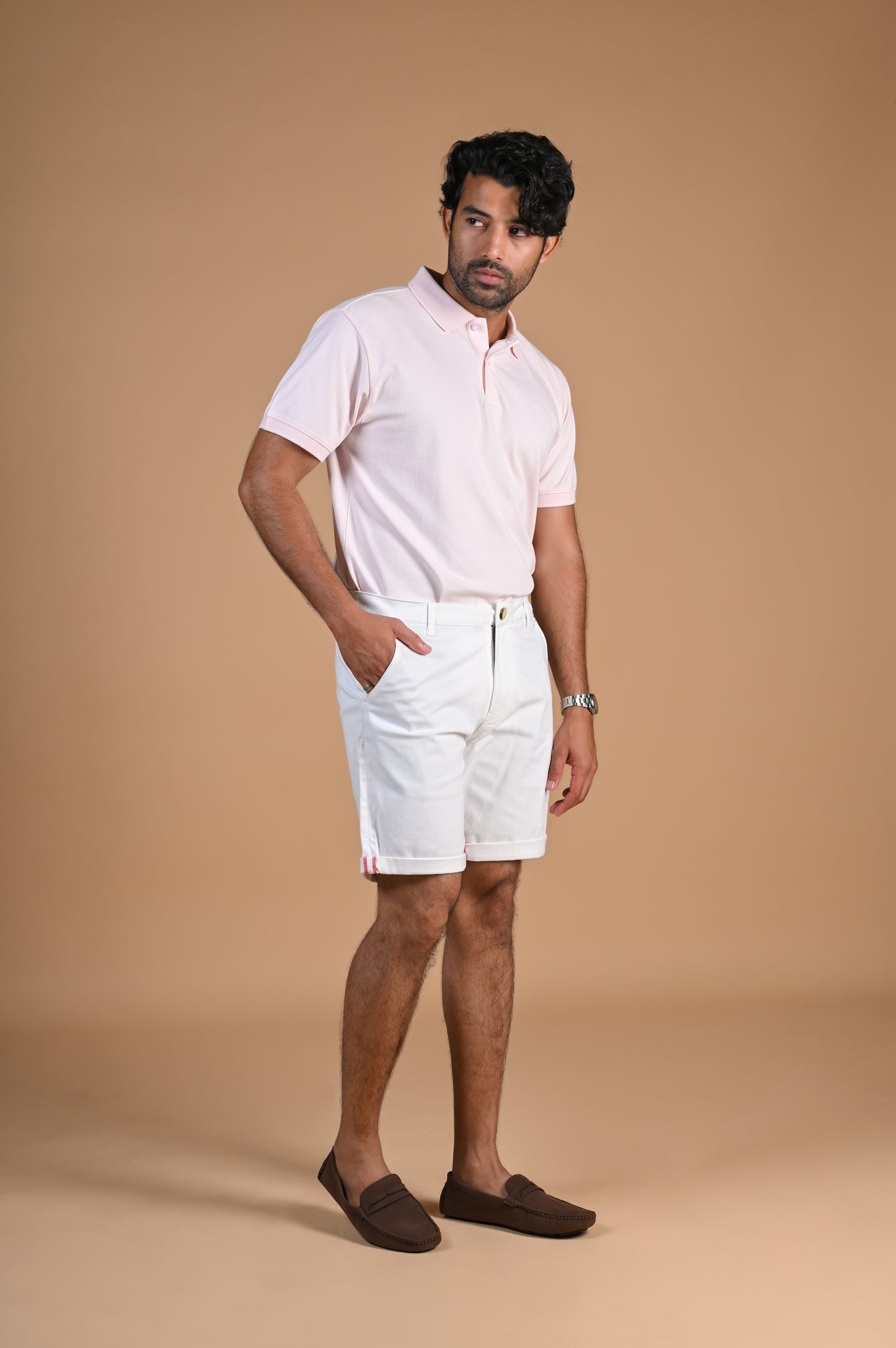 Buy Now Chic White Blanc De Blanc Bermuda Shorts From Happy Bay