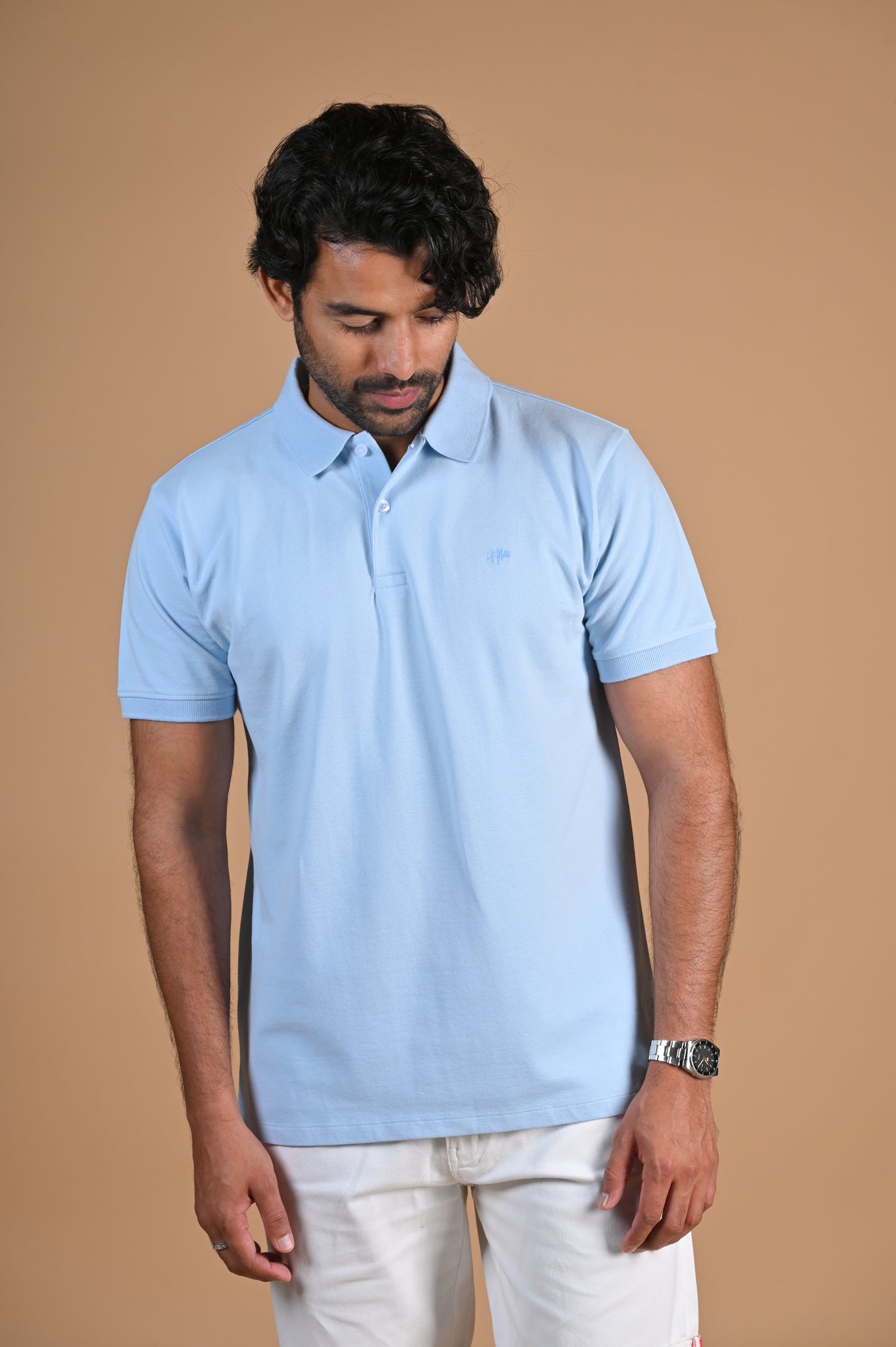 Happy Bay Polo Shirt Breezy blue for ultimate comfort and style. Get it today!