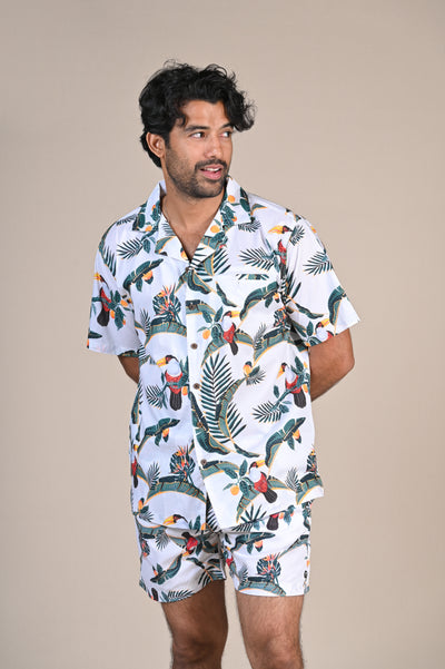 A lightweight and breathable resort collar shirt for effortless tropical style - Order today!