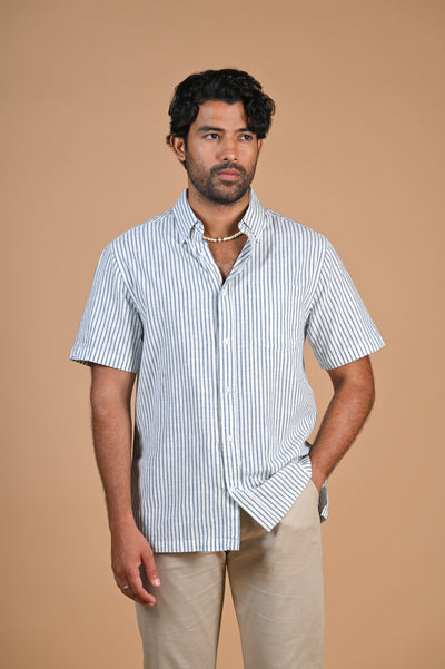 Buy Now Surfside Classic Bit of Blue Shirt From Happy Bay
