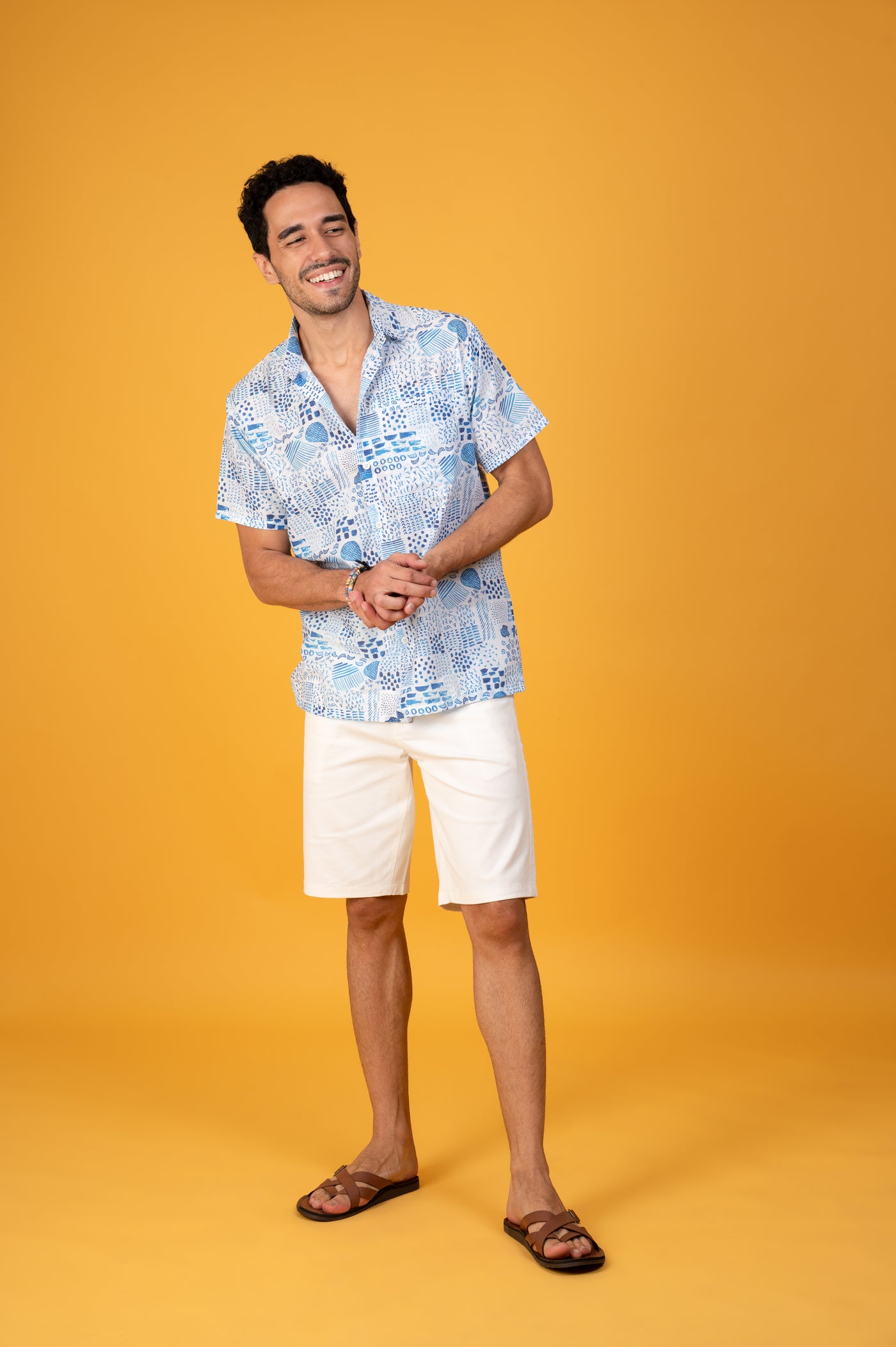 Shop Happy Bay Living The Beach Life Hawaiian shirt for tropical beach vibes