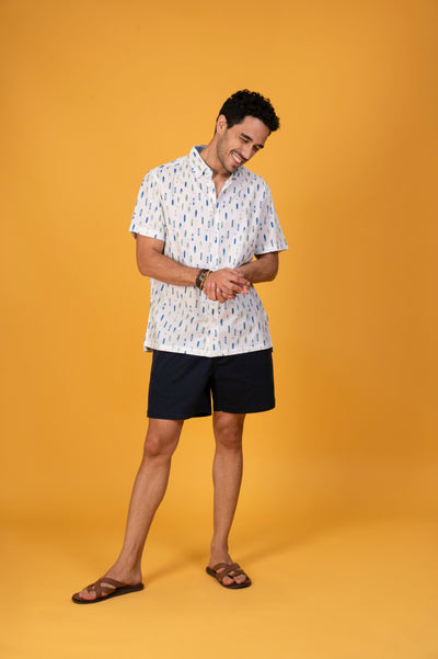 Perfect for beach days and beyond, this lightweight cotton shirt is a must-have - Order today!