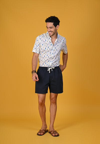 Buy Now Classic Shore Comfort Insignia Blue Bermuda Shorts From Happy Bay