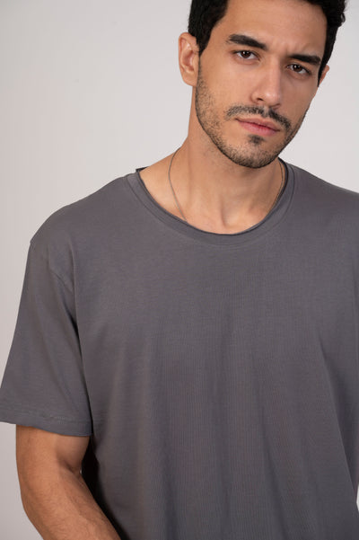 Happy Bay Men's T-shirt Ripped neck design with blackened pearl style. Shop now!