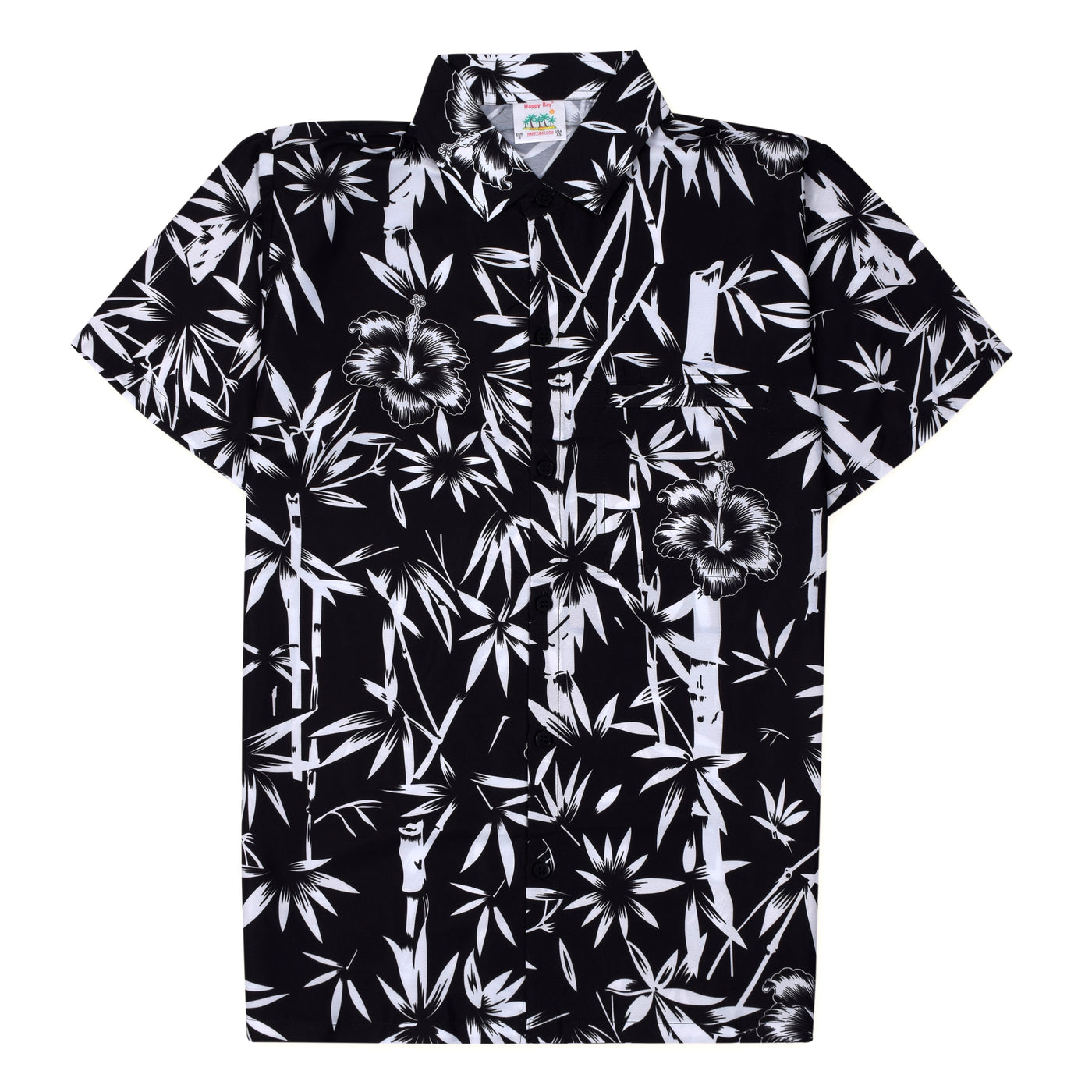 La camisa floral de bambú tropical