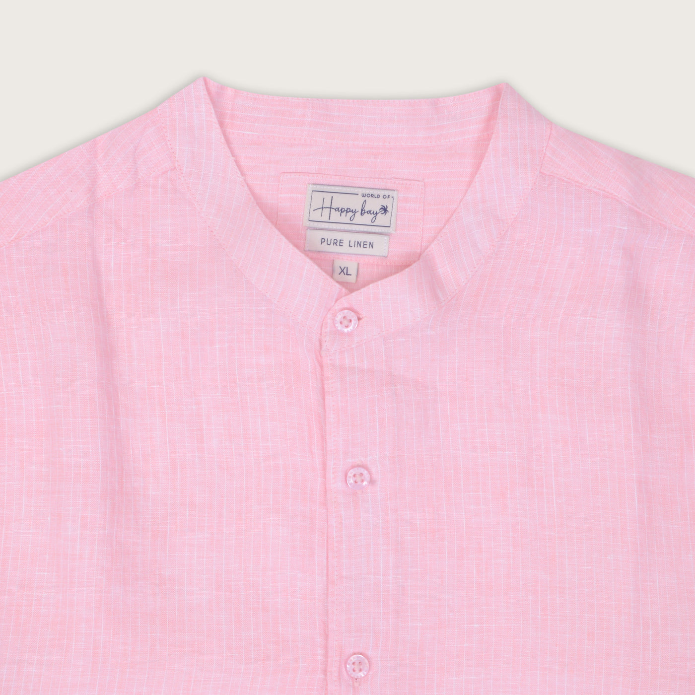 Happy Bay White Striped Shirt Striped design with a fresh first blush color. Shop now!