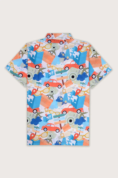 Sweet Summer Escape | Take Me to Summer Lightest sky Hawaiian Shirt