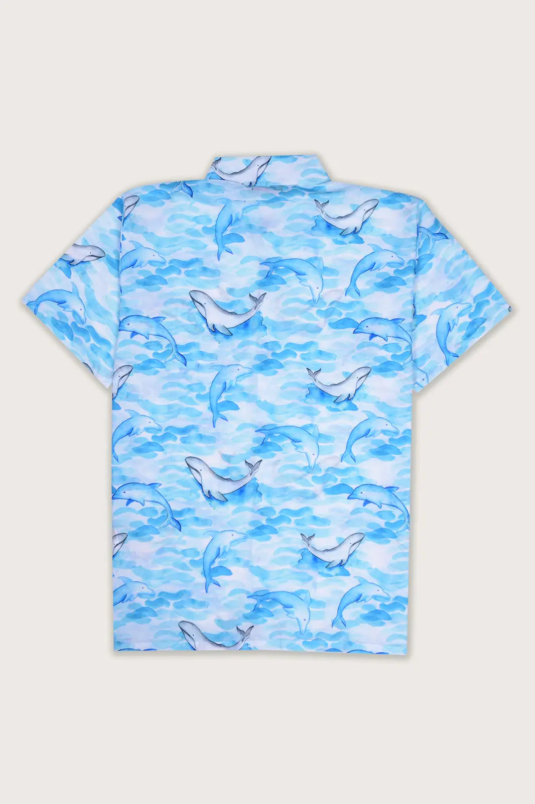Dolphin Daze Blue Hawaiian Shirt