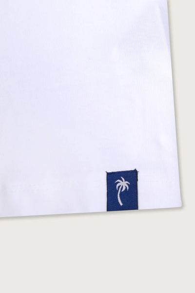 Tropical Trails | Uncover the Wild White Crew T-Shirt