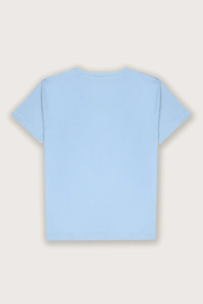 Dessert Mirage | Sand Dune Dream Sky Blue Ripped Tee