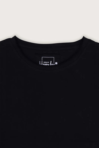 Dessert Mirage | Sand Dune Dream Black Ripped Tee