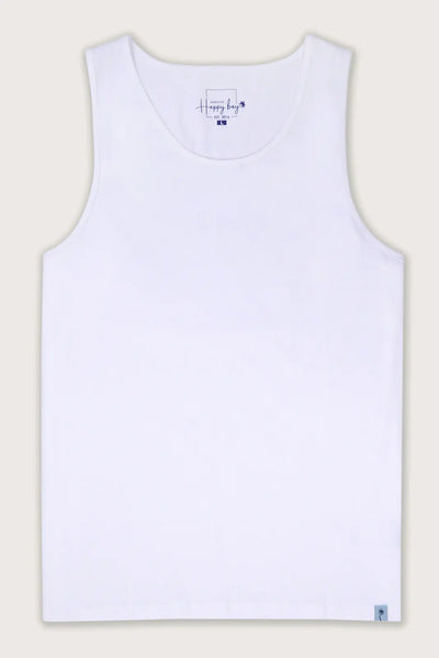 Effortless Cool White Tank Tee