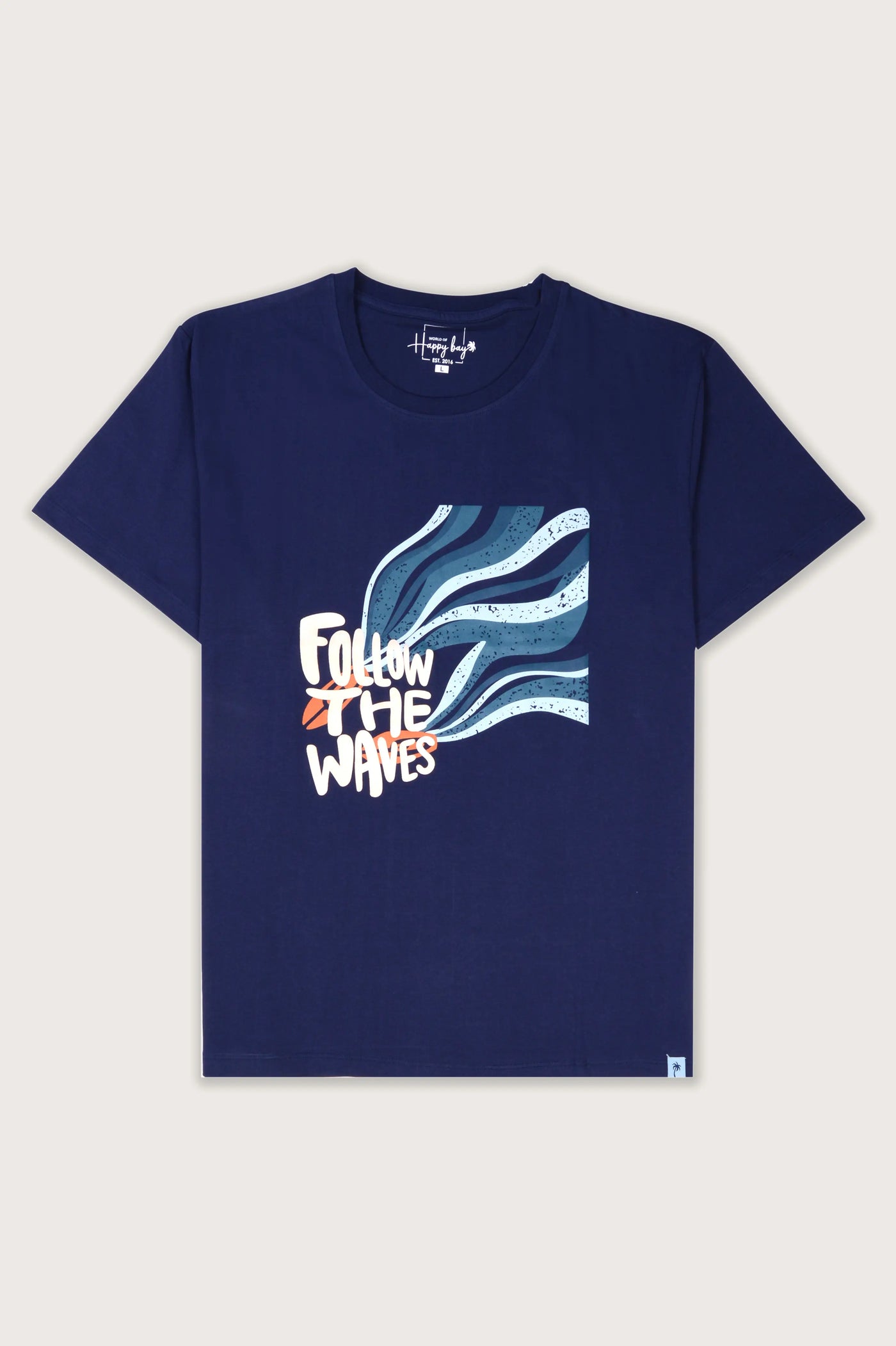 Journey With the Tides Blue Crew T-Shirt