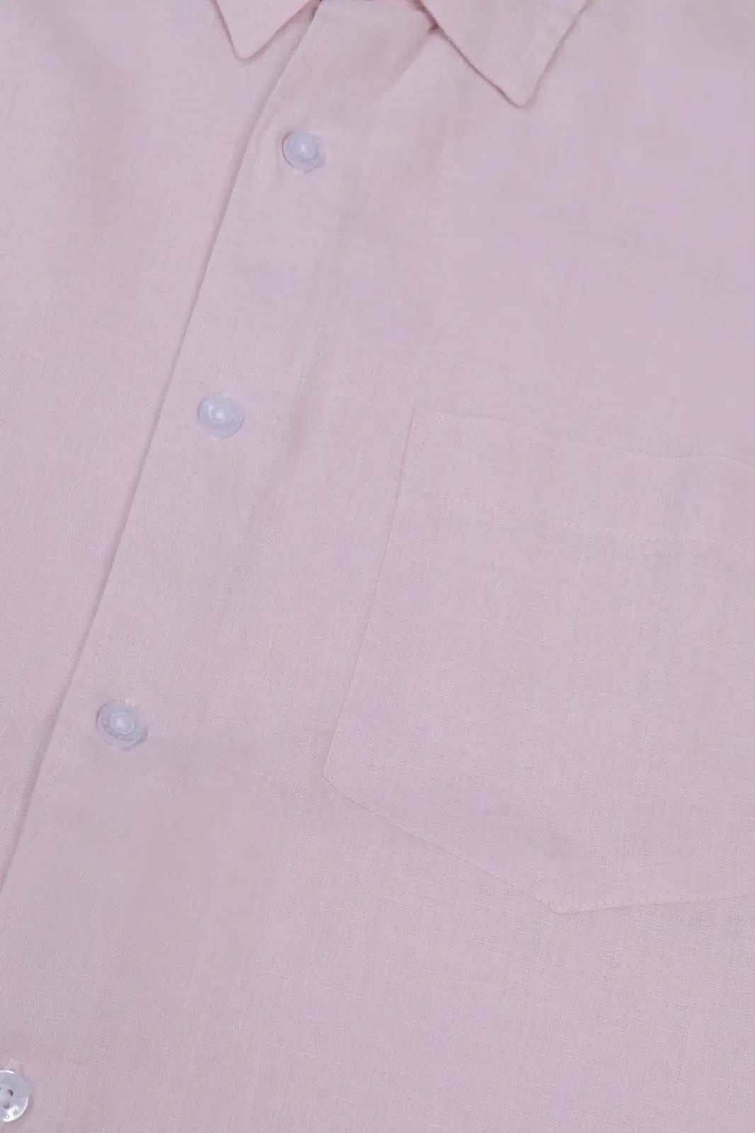 Timless Basics Pink Pure Linen Shirt