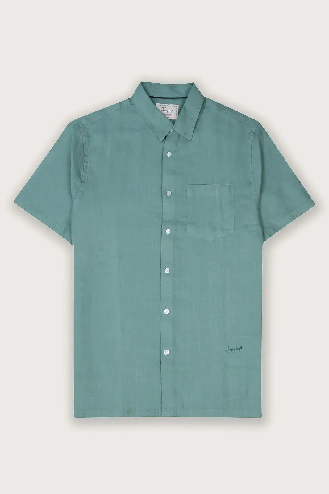 Timless Basics Sky Blue Pure Linen Shirt