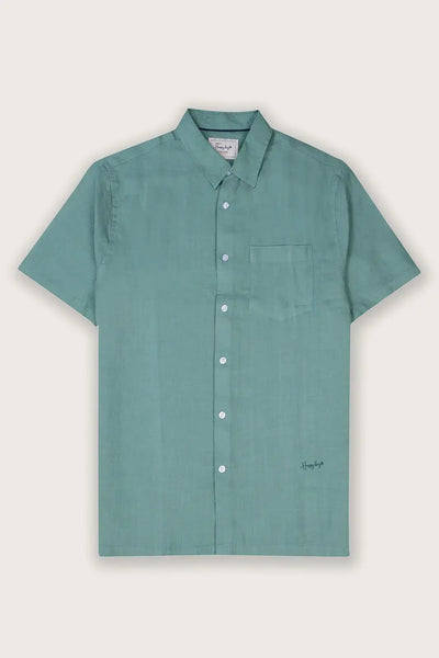 Timless Basics Sky Blue Pure Linen Shirt